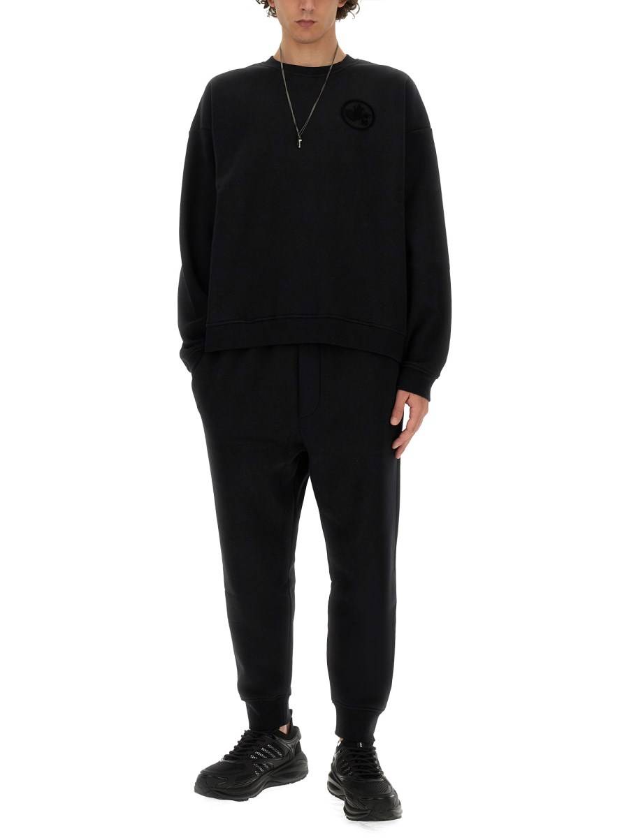 DSQUARED FELPA RELAX FIT IN COTONE