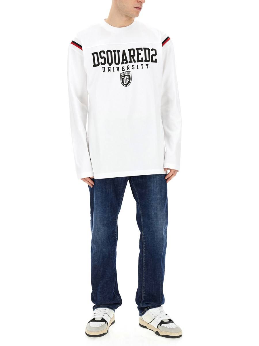 DSQUARED JEANS "642" IN DENIM DI COTONE
