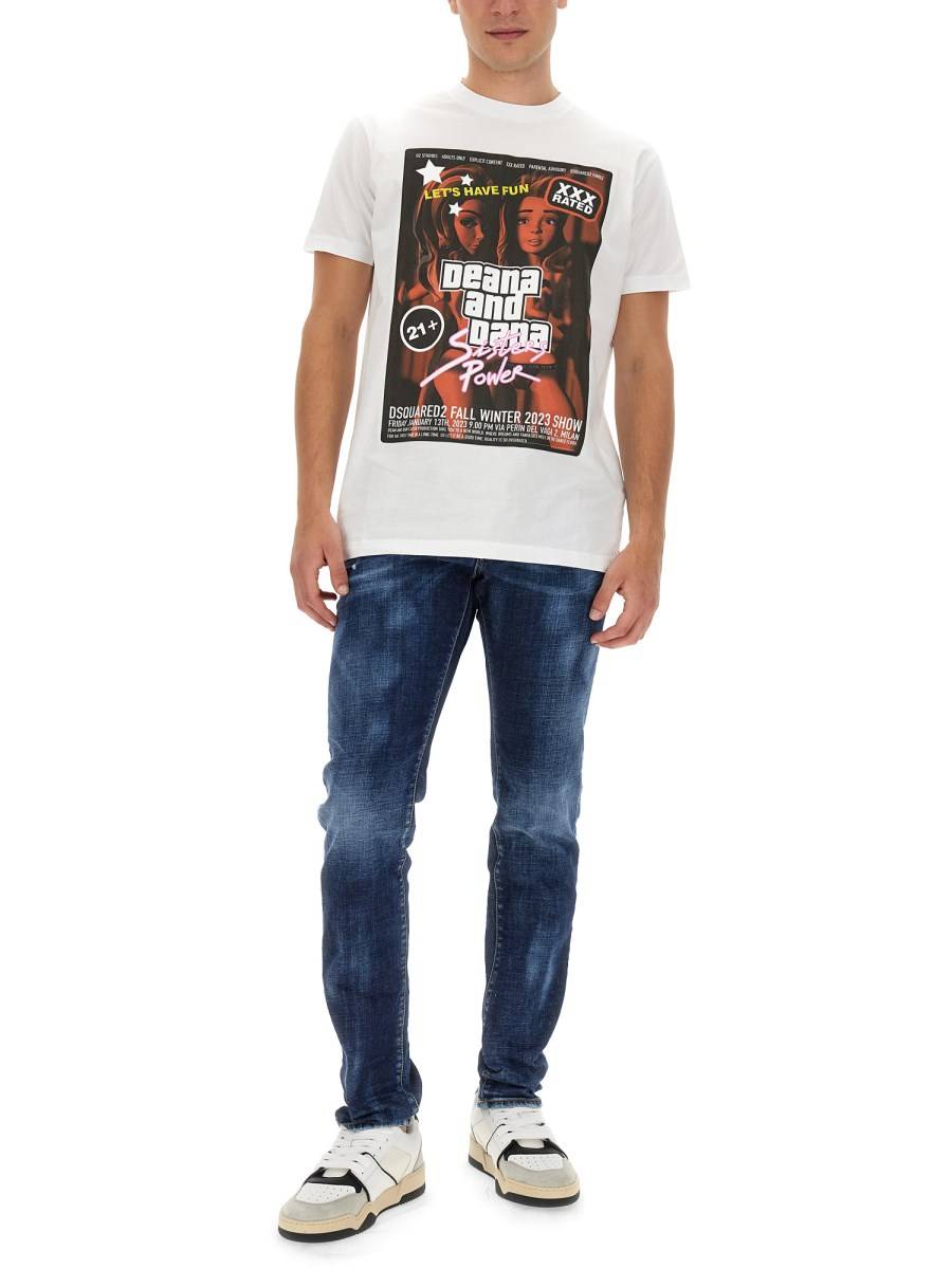 DSQUARED JEANS CON LOGO