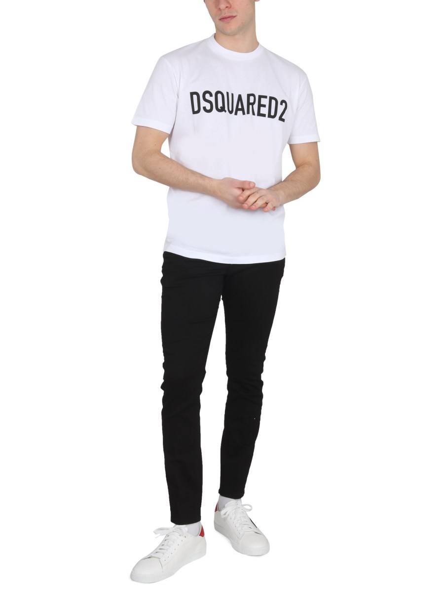 DSQUARED JEANS SKATER IN DENIM DI COTONE