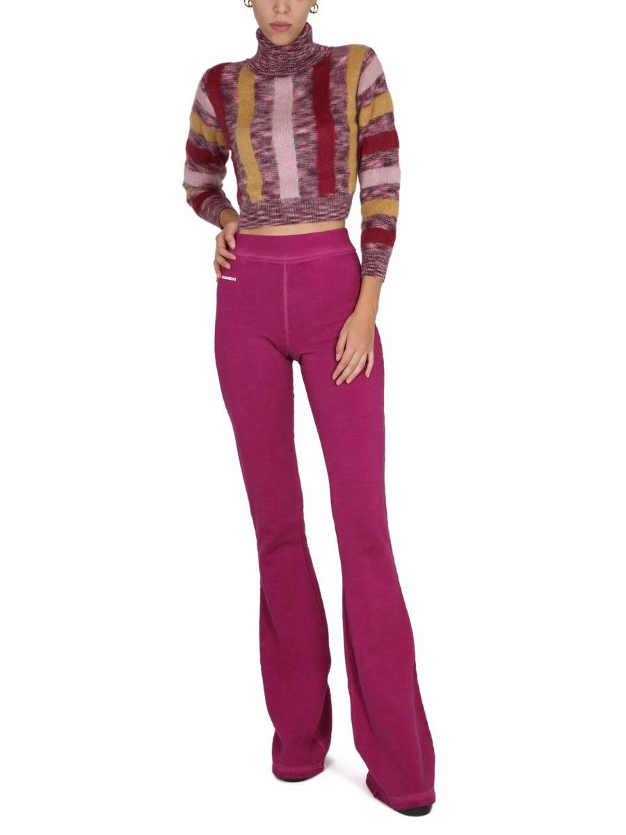 DSQUARED MAGLIA CROPPED IN MISTO MOHAIR