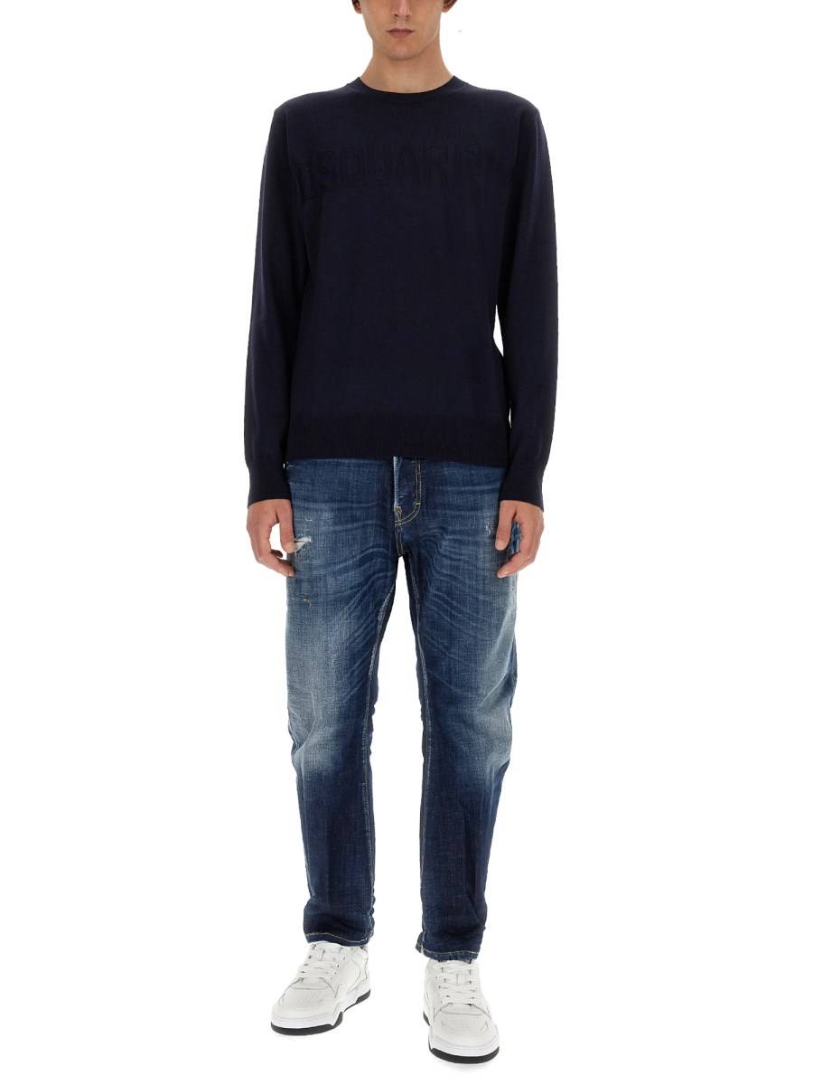 DSQUARED MAGLIA IN LANA
