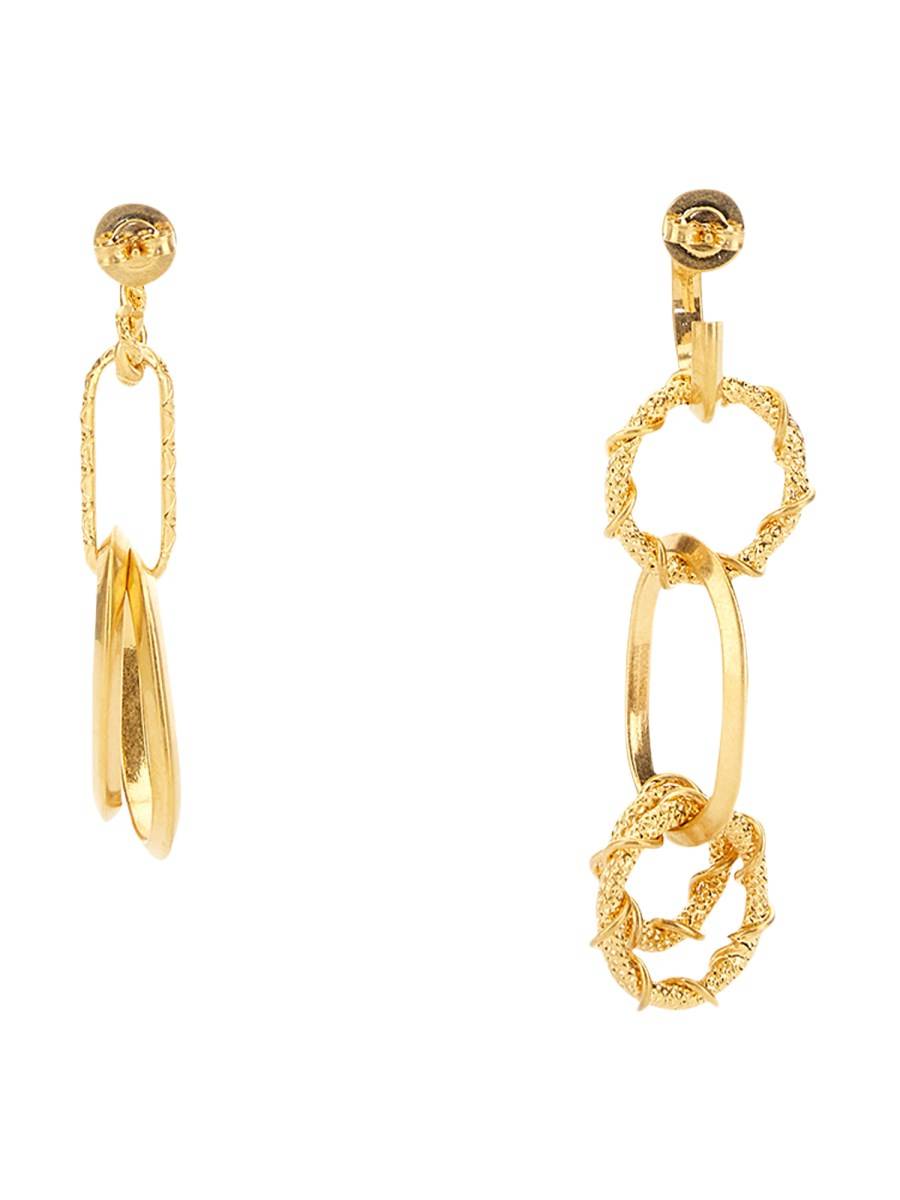 DSQUARED ORECCHINO CON ANELLI A CATENA