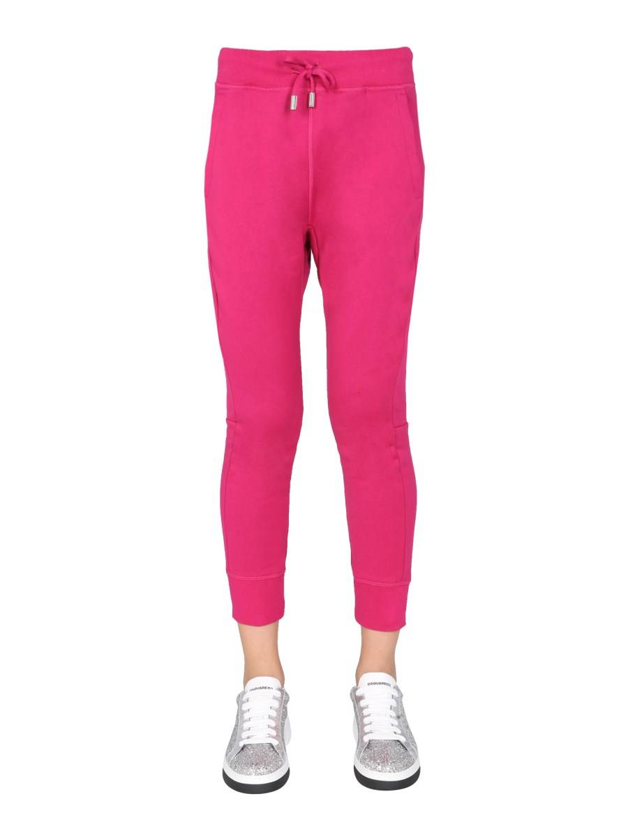 DSQUARED PANTALONE JOGGING "ICON" IN COTONE