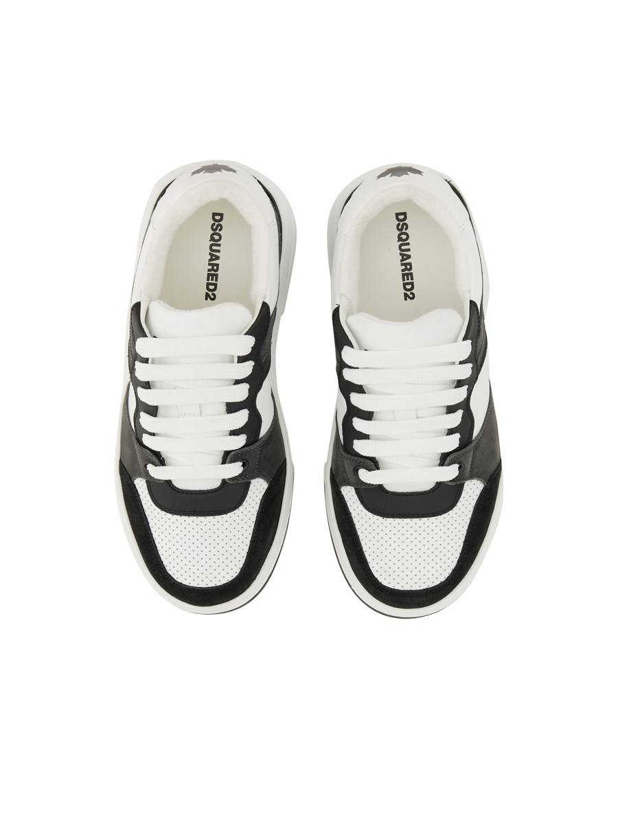 DSQUARED SNEAKER BUMPER IN PELLE