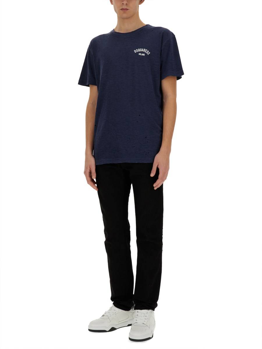 DSQUARED T-SHIRT CON LOGO