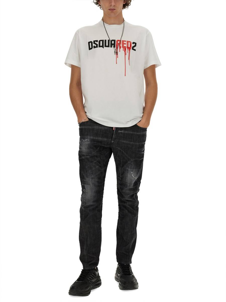 DSQUARED T-SHIRT COOL FIT IN JERSEY DI COTONE