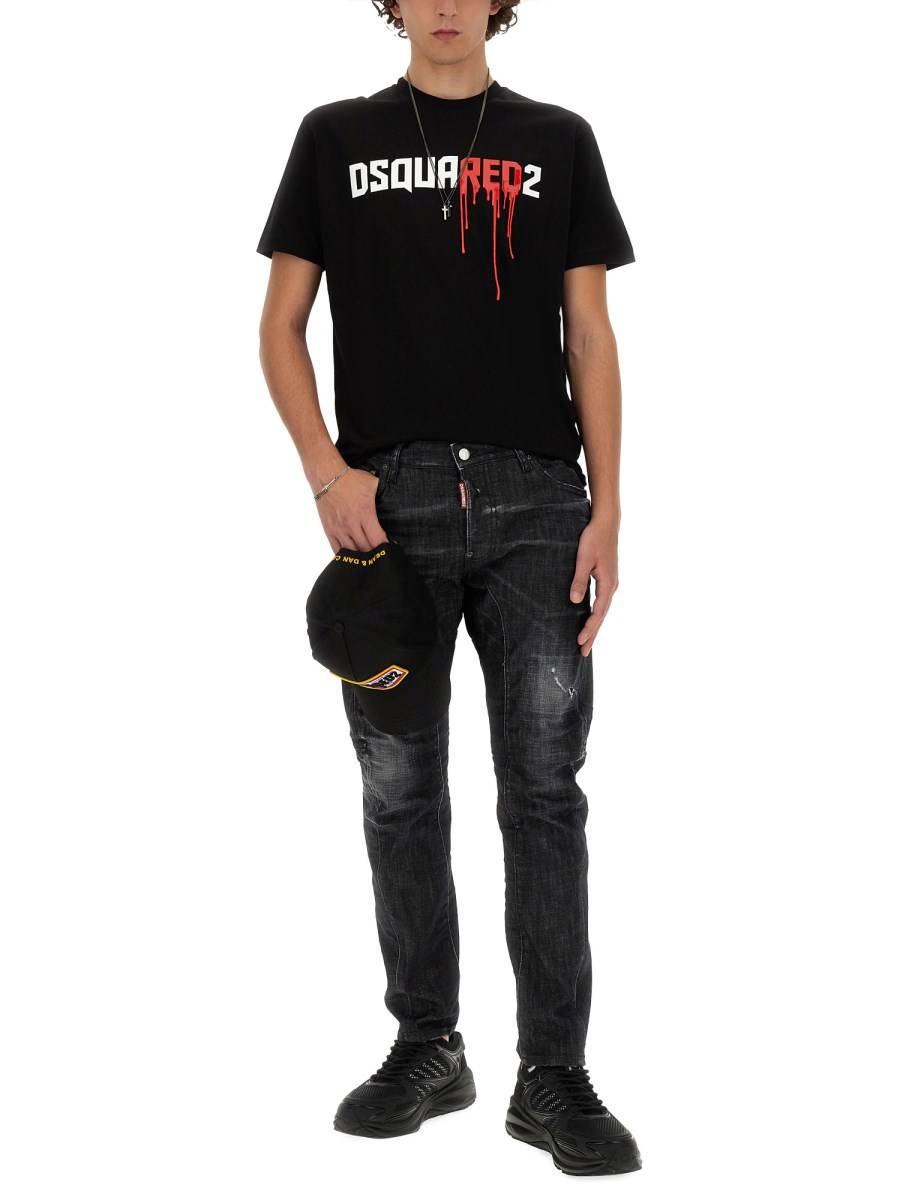 DSQUARED T-SHIRT COOL FIT IN JERSEY DI COTONE