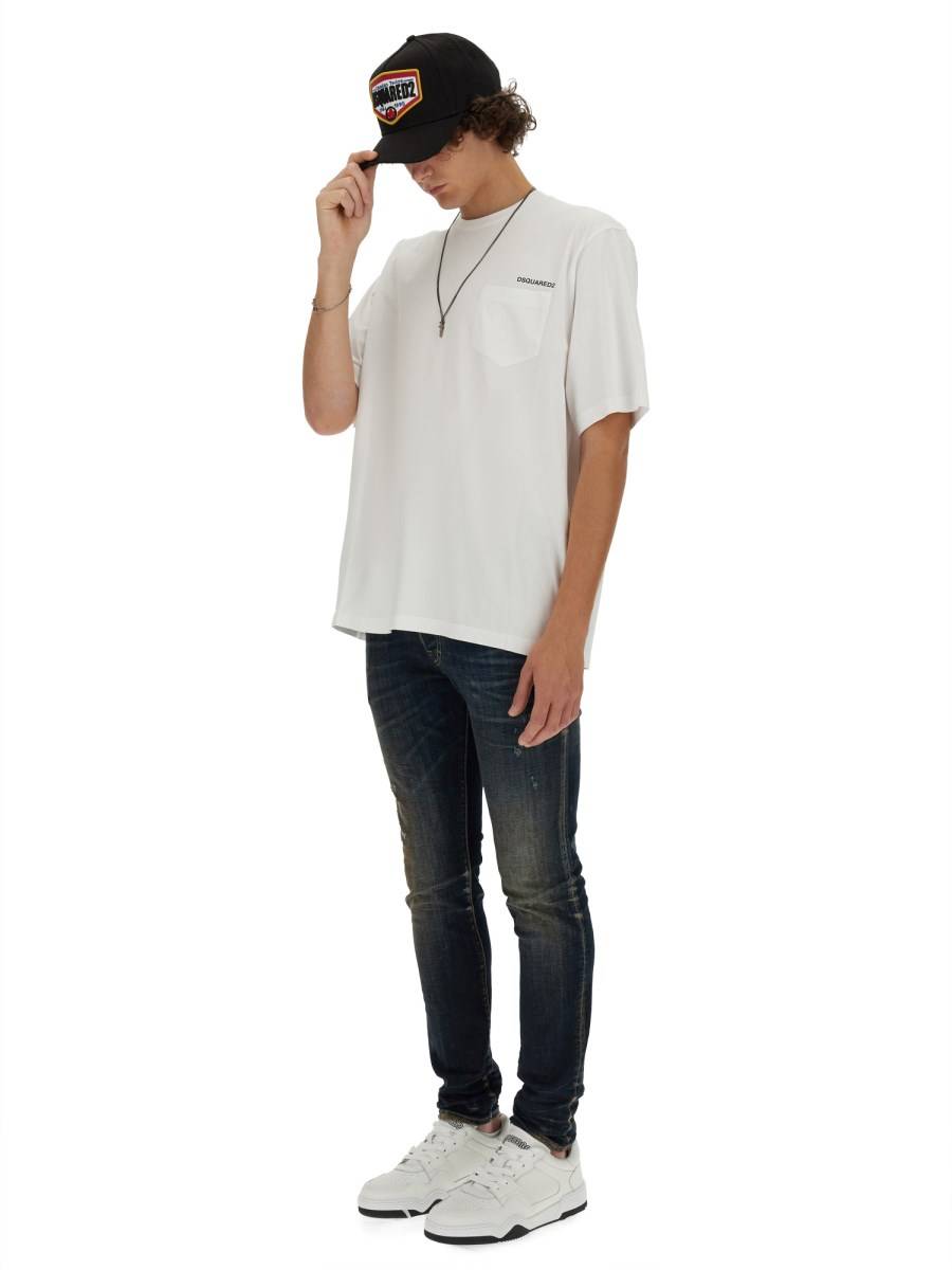 DSQUARED T-SHIRT COOL FIT IN JERSEY DI COTONE