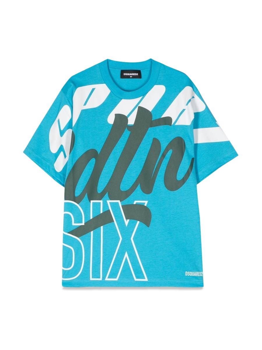 DSQUARED T-SHIRT LOGO ALL OVER