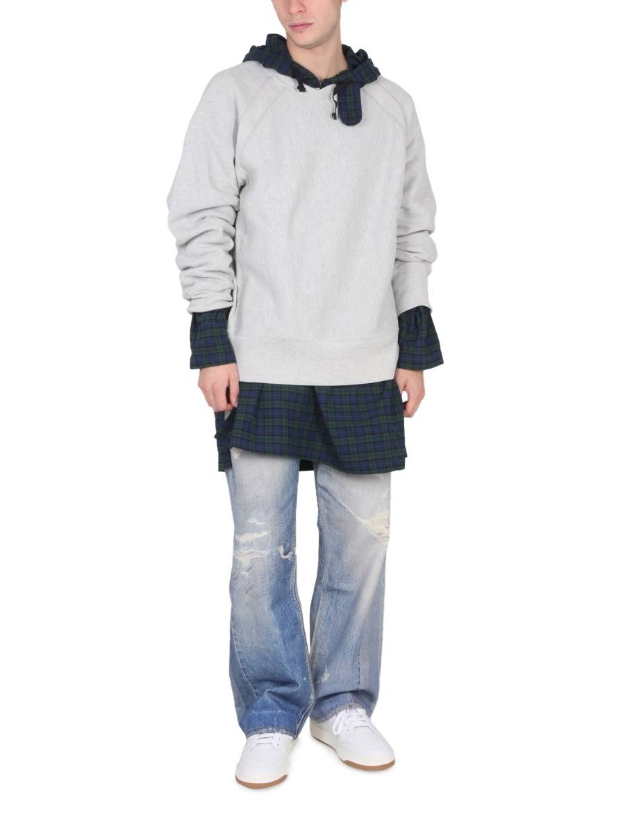 ENGINEERED GARMENTS FELPA IN FELPA DI COTONE