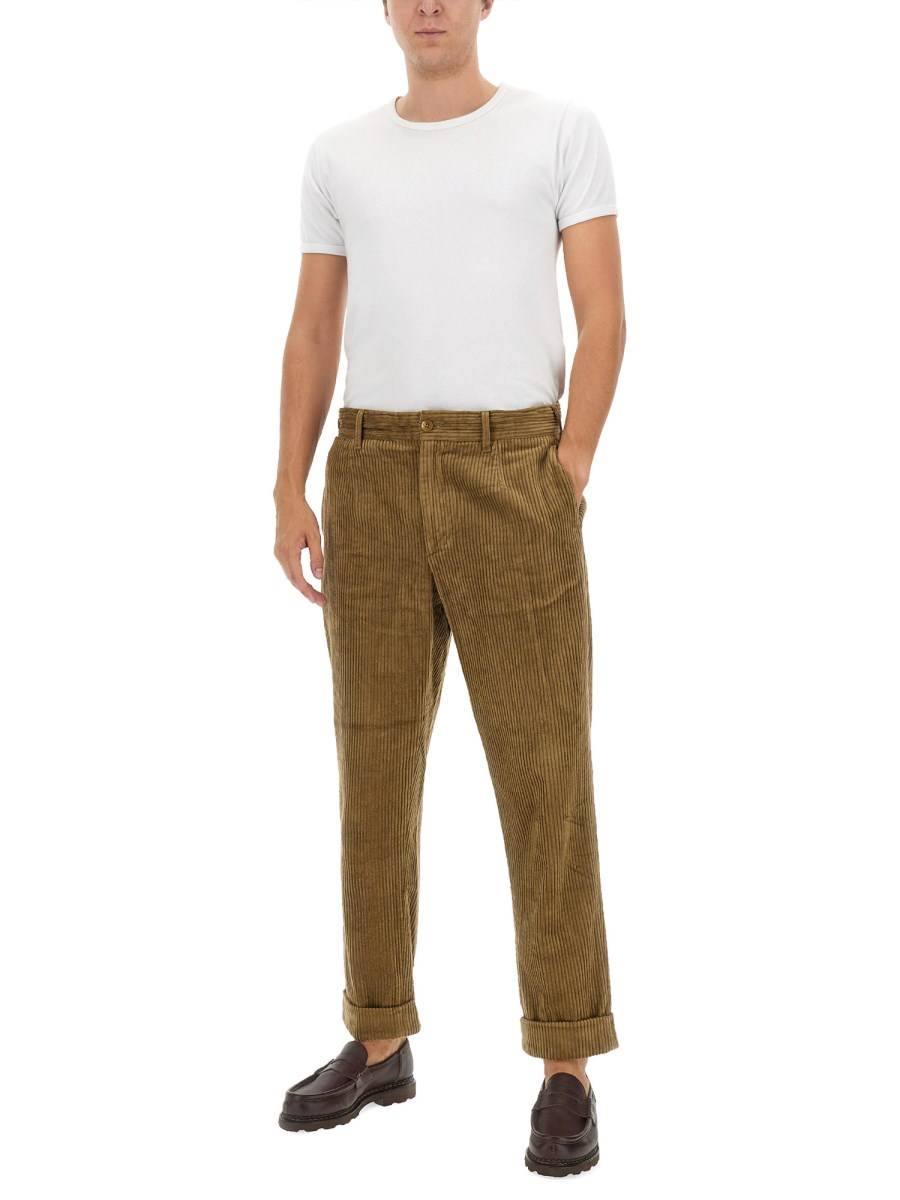 ENGINEERED GARMENTS PANTALONE IN VELLUTO A COSTE