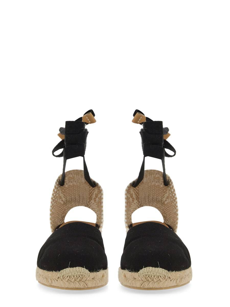 CASTANER ESPADRILLA "CARINA" IN TELA DI COTONE CON ZEPPA