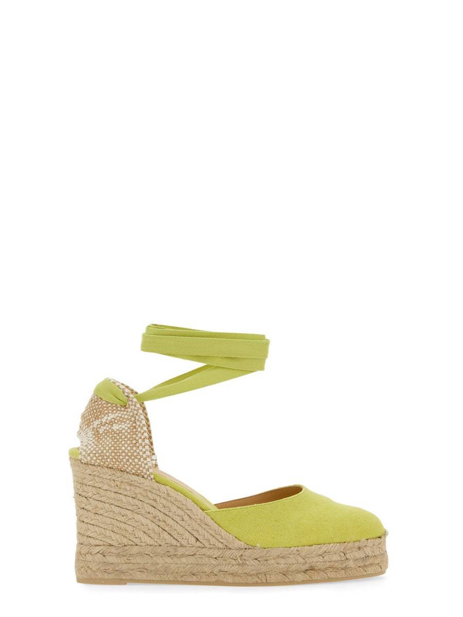 CASTANER ESPADRILLA CARINA IN TELA DI COTONE CON ZEPPA