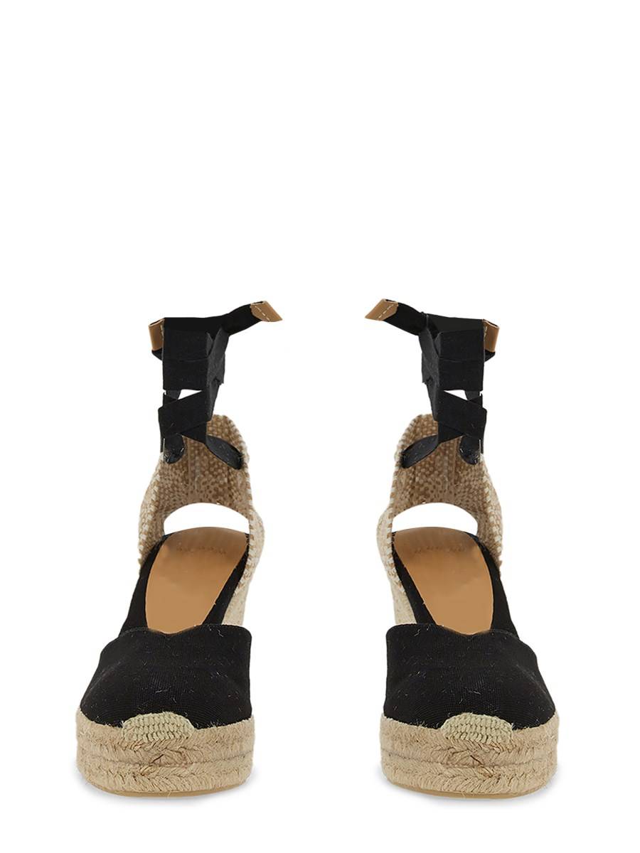 CASTANER ESPADRILLAS CHIARA IN TELA DI COTONE CON ZEPPA