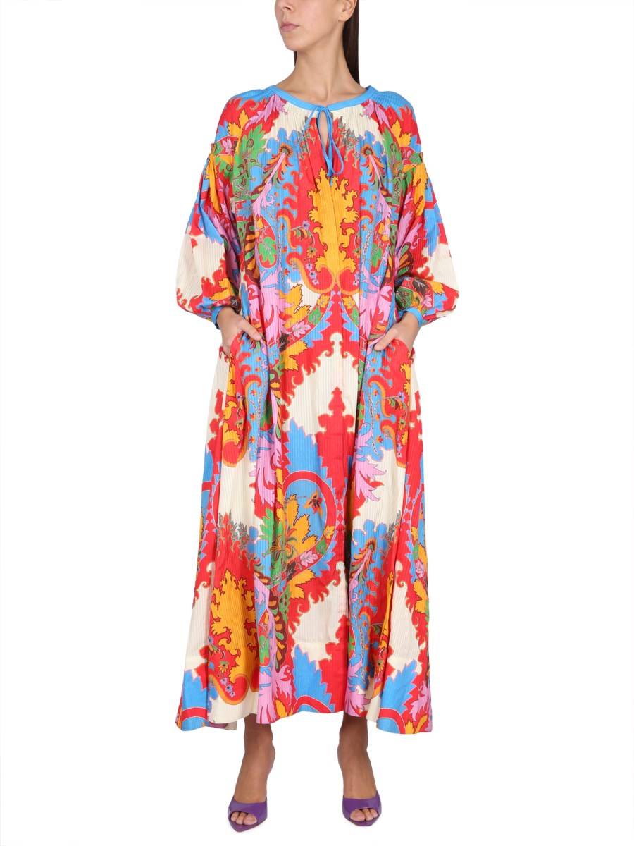 ETRO ABITO PAISLEY IN VISCOSA