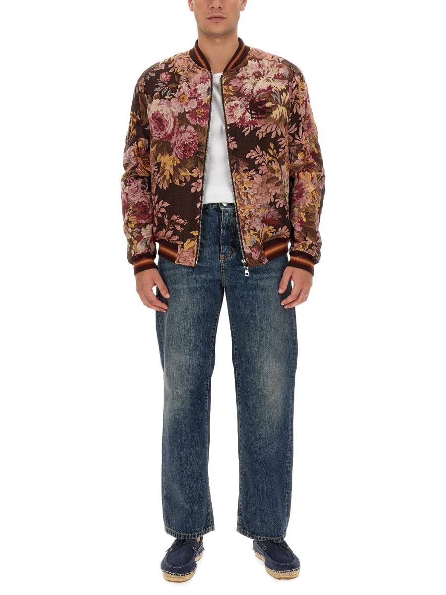 ETRO BOMBER CON STAMPA FLOREALE