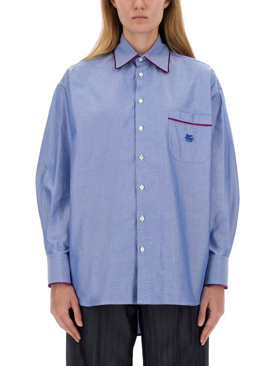 ETRO CAMICIA IN COTONE A RIGHE