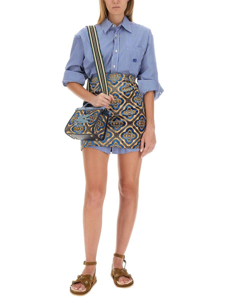 ETRO CAMICIA PEGASO CON MOTIVO RIGA