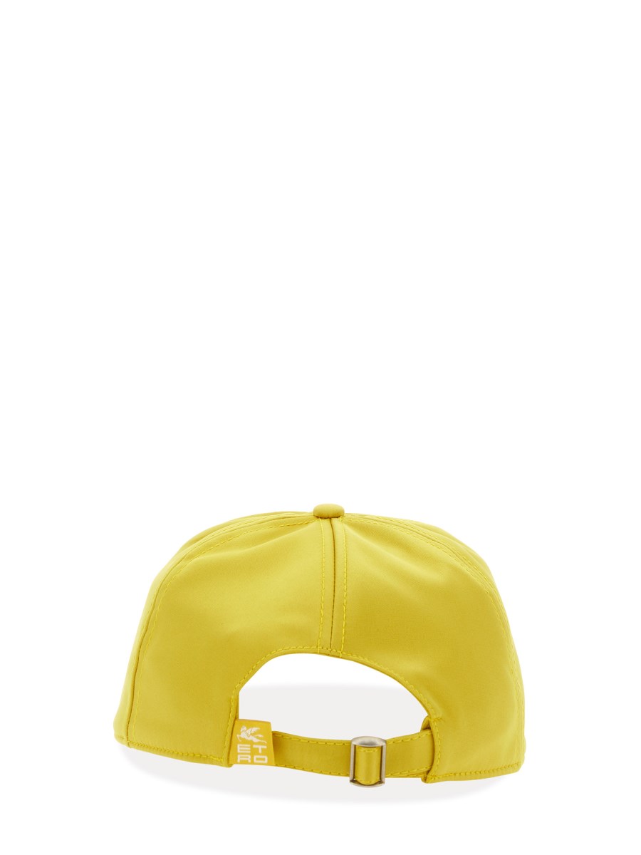ETRO CAPPELLO DA BASEBALL IN SETA CON LOGO