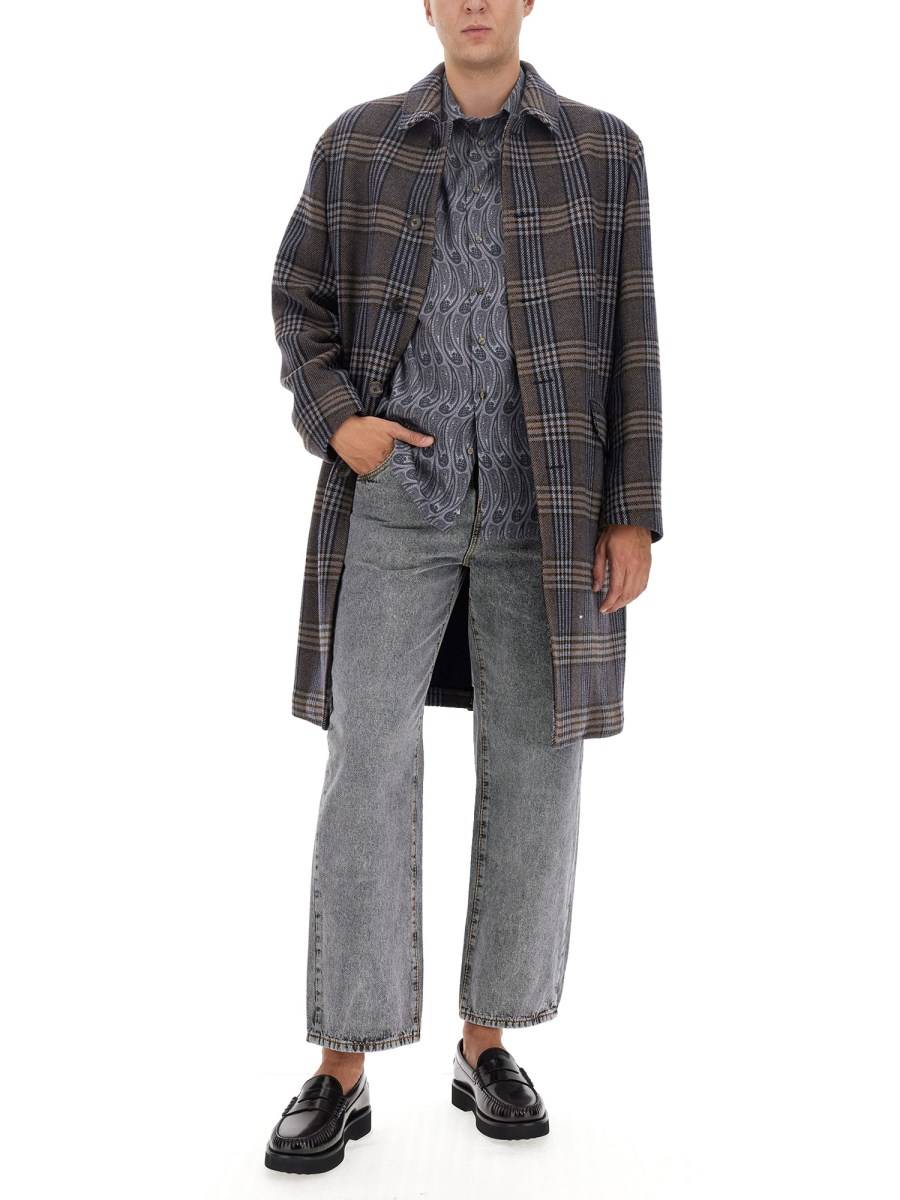 ETRO CAPPOTTO A QUADRI