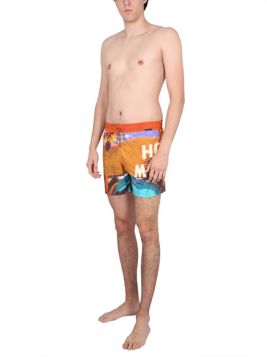 ETRO COSTUME BOXER CON STAMPA