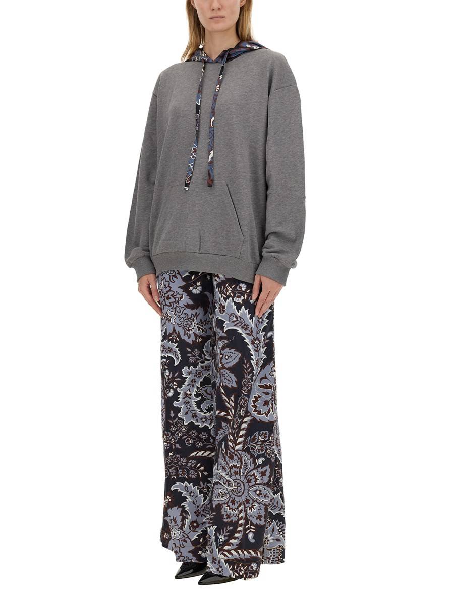 ETRO FELPA CON CAPPUCCIO