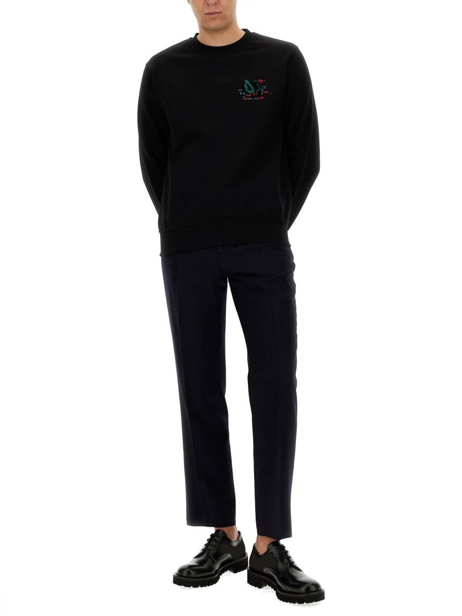 ETRO FELPA IN COTONE CON PEGASO