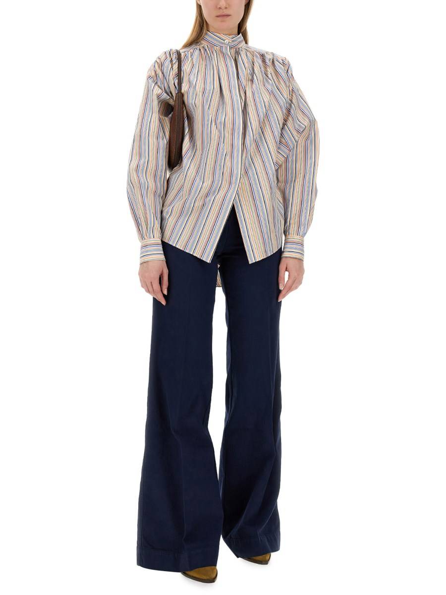 ETRO JEANS FLARE FIT CON BOTTONI PEGASO