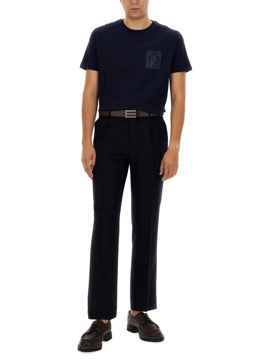 ETRO T-SHIRT ROMA IN JERSEY DI COTONE