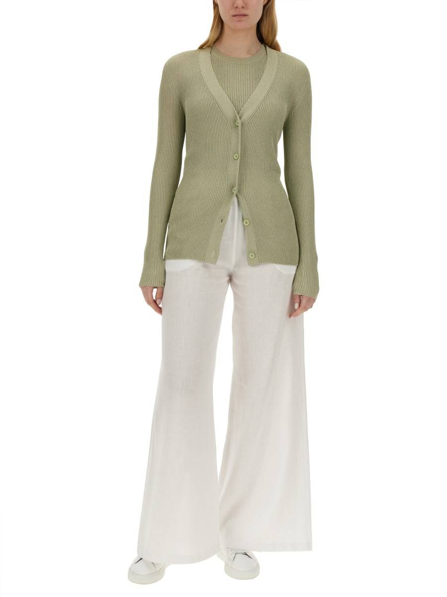 FABIANA FILIPPI CARDIGAN CON SCOLLO A V