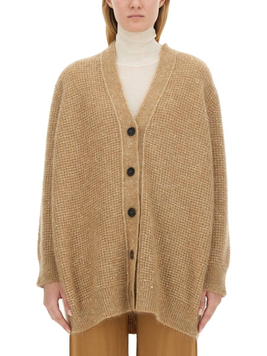 FABIANA FILIPPI CARDIGAN IN LANA CON BOTTONI