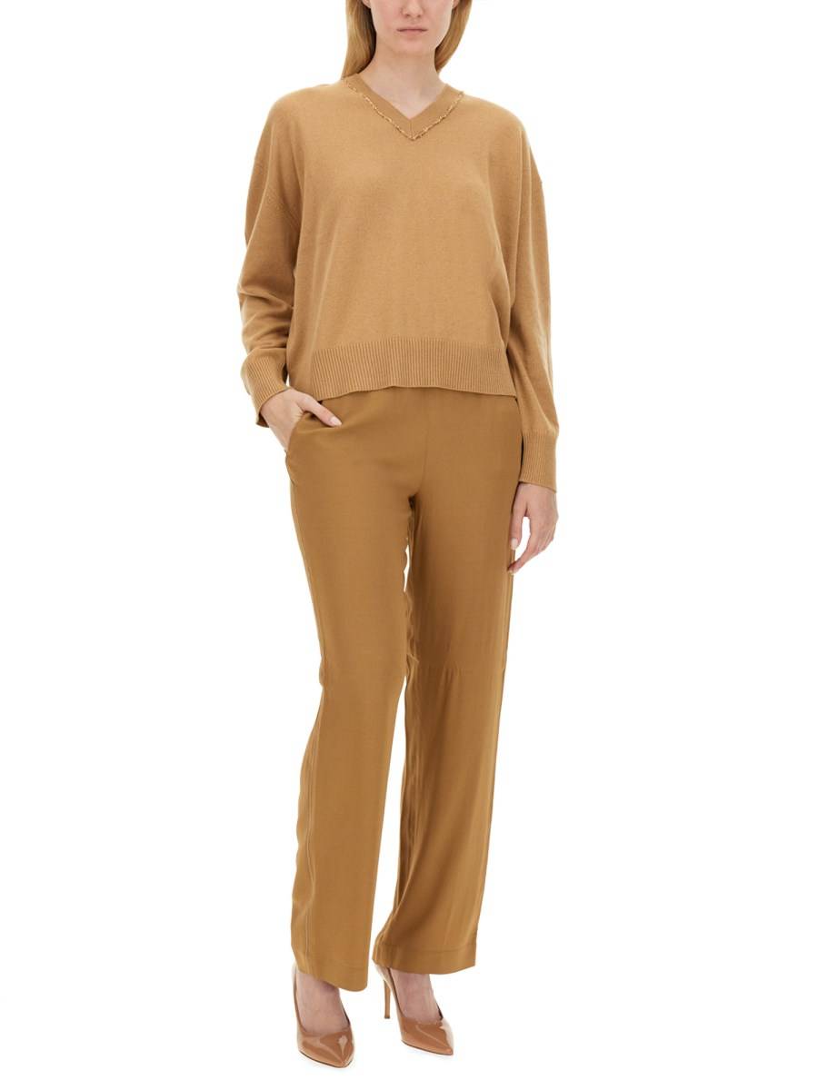 FABIANA FILIPPI MAGLIONE CON SCOLLO A V IN LANA