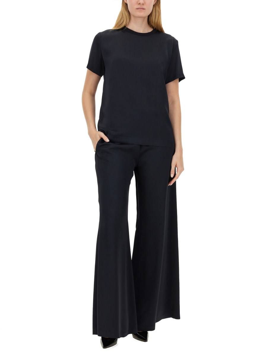 FABIANA FILIPPI T-SHIRT IN SATIN