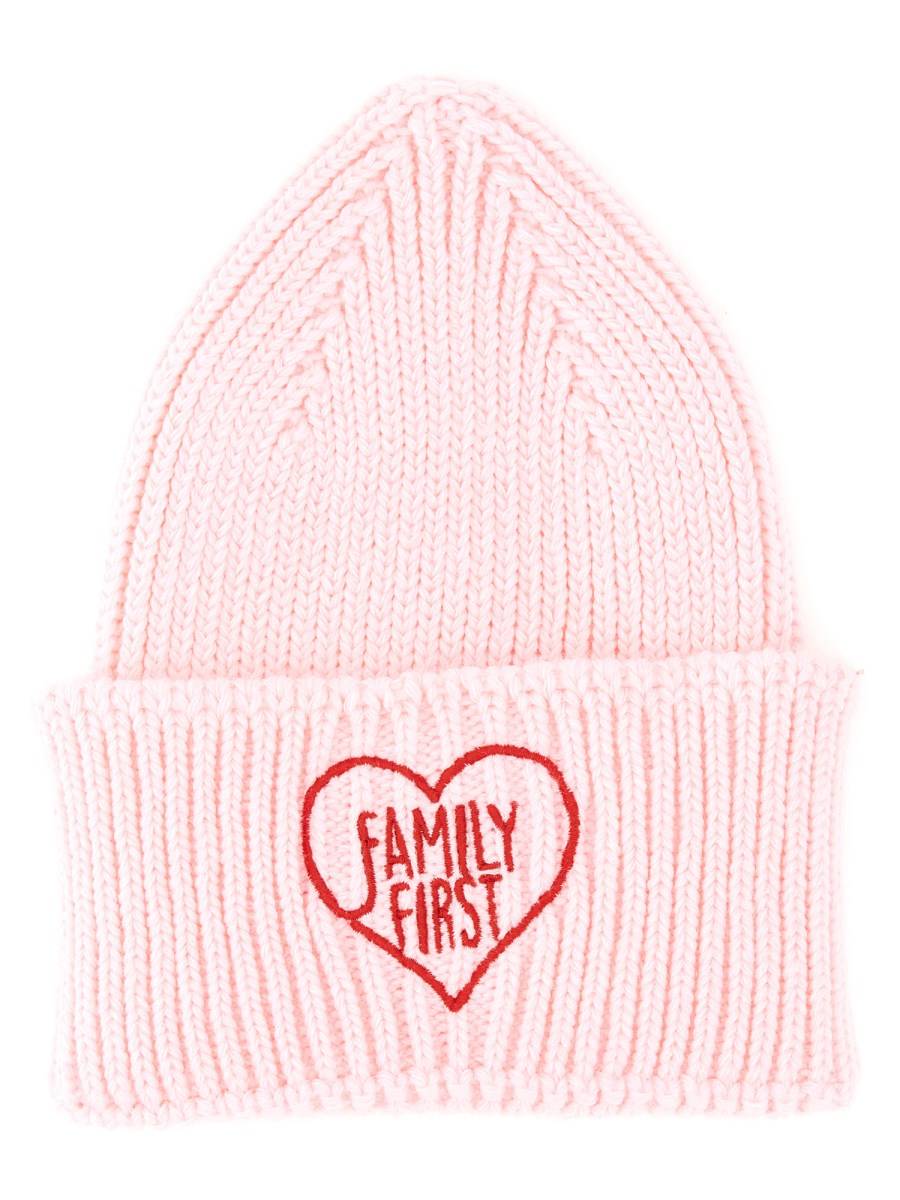 FAMILY FIRST CAPPELLO BEANIE IN LANA CON LOGO