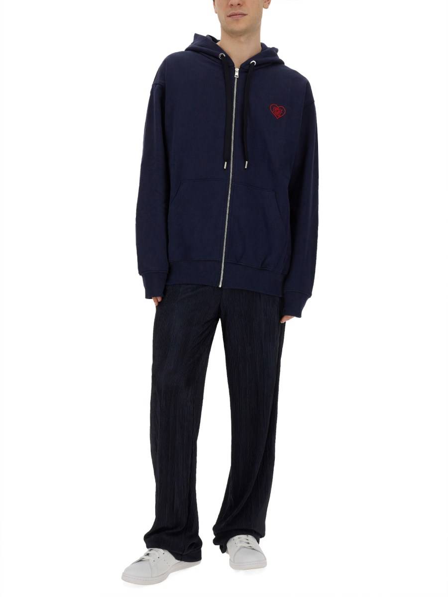 FAMILY FIRST FELPA IN COTONE CON ZIP