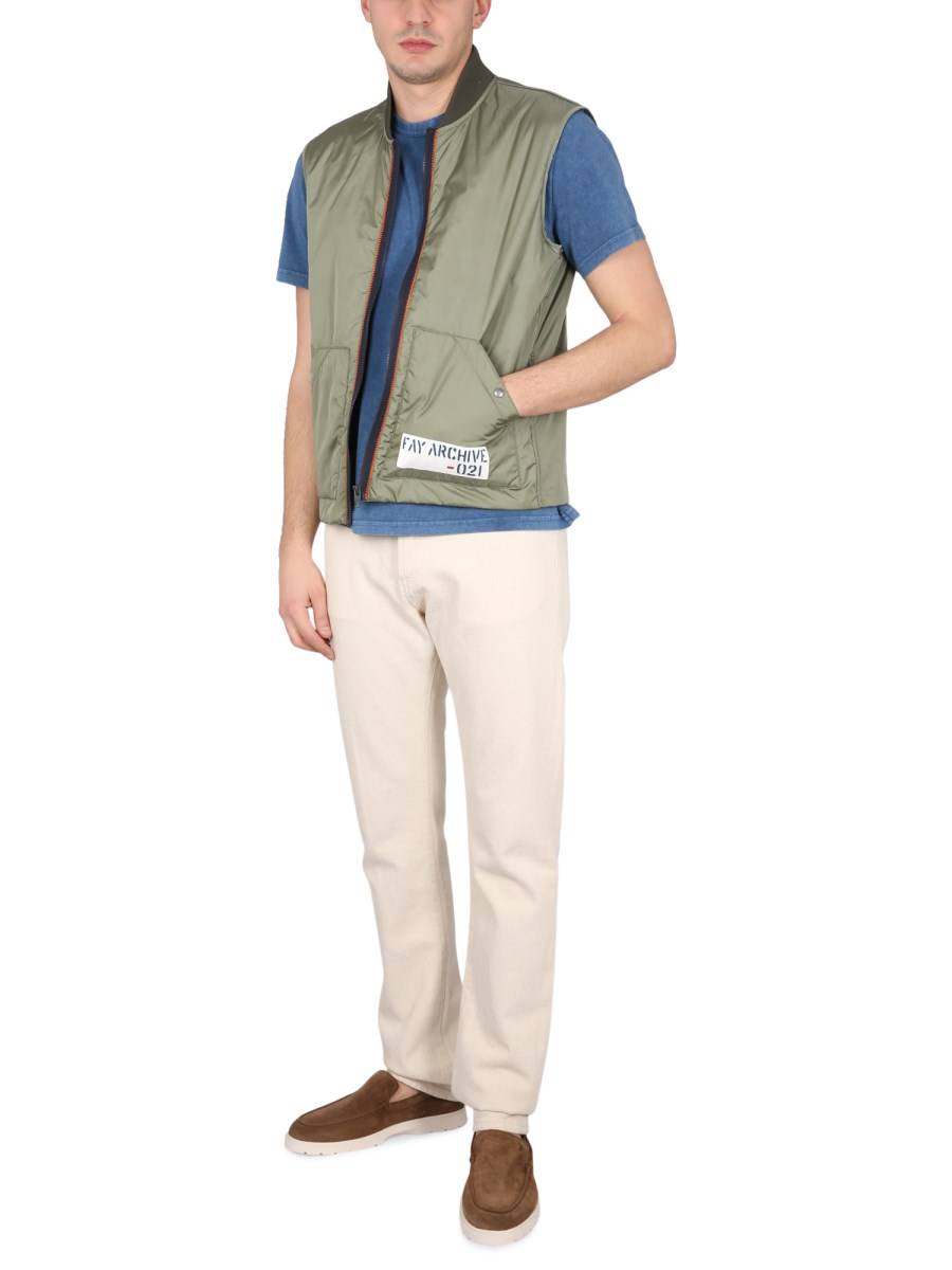FAY GILET ARCHIVE IN TESSUTO TECNICO