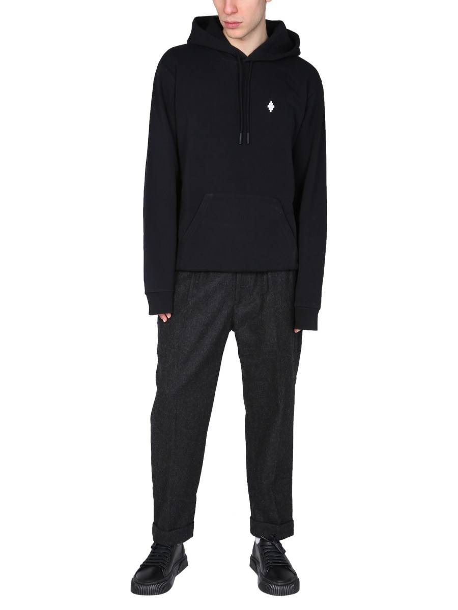 MARCELO BURLON COUNTY OF MILAN FELPA "CROSS" IN COTONE
