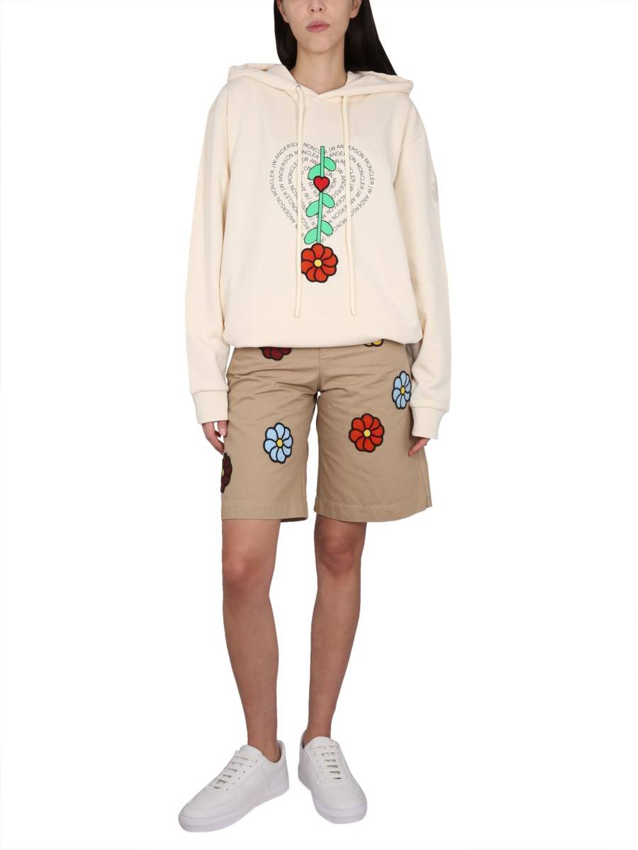 MONCLER GENIUS FELPA IN JERSEY CON CAPPUCCIO 1 MONCLER JW ANDERSON