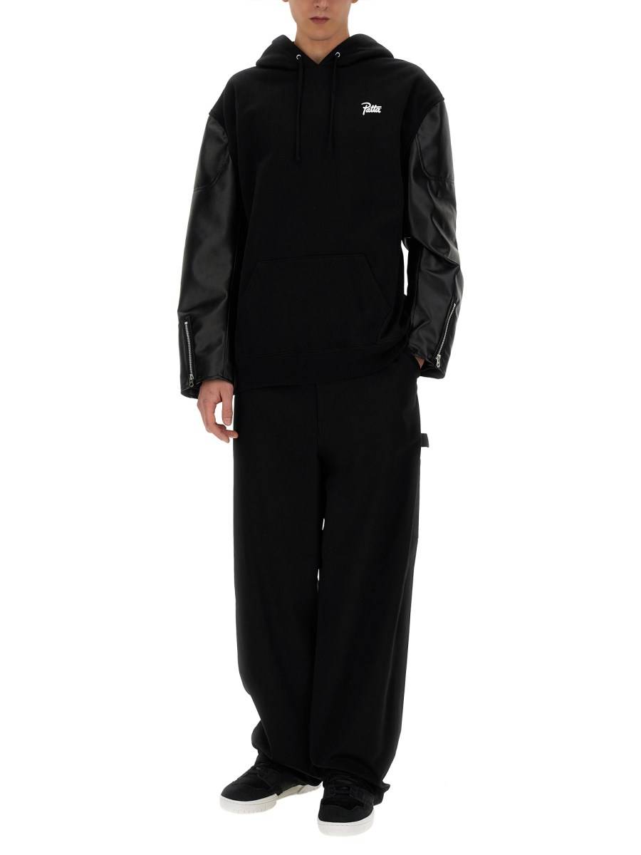 JUNYA WATANABE MAN FELPA JUNYA WATANABE MAN X PATTA