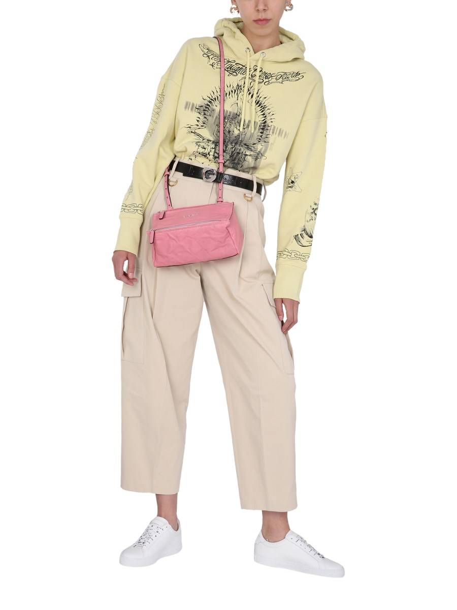 GIVENCHY FELPA OVERSIZE IN COTONE CON STAMPA GIVENCHY