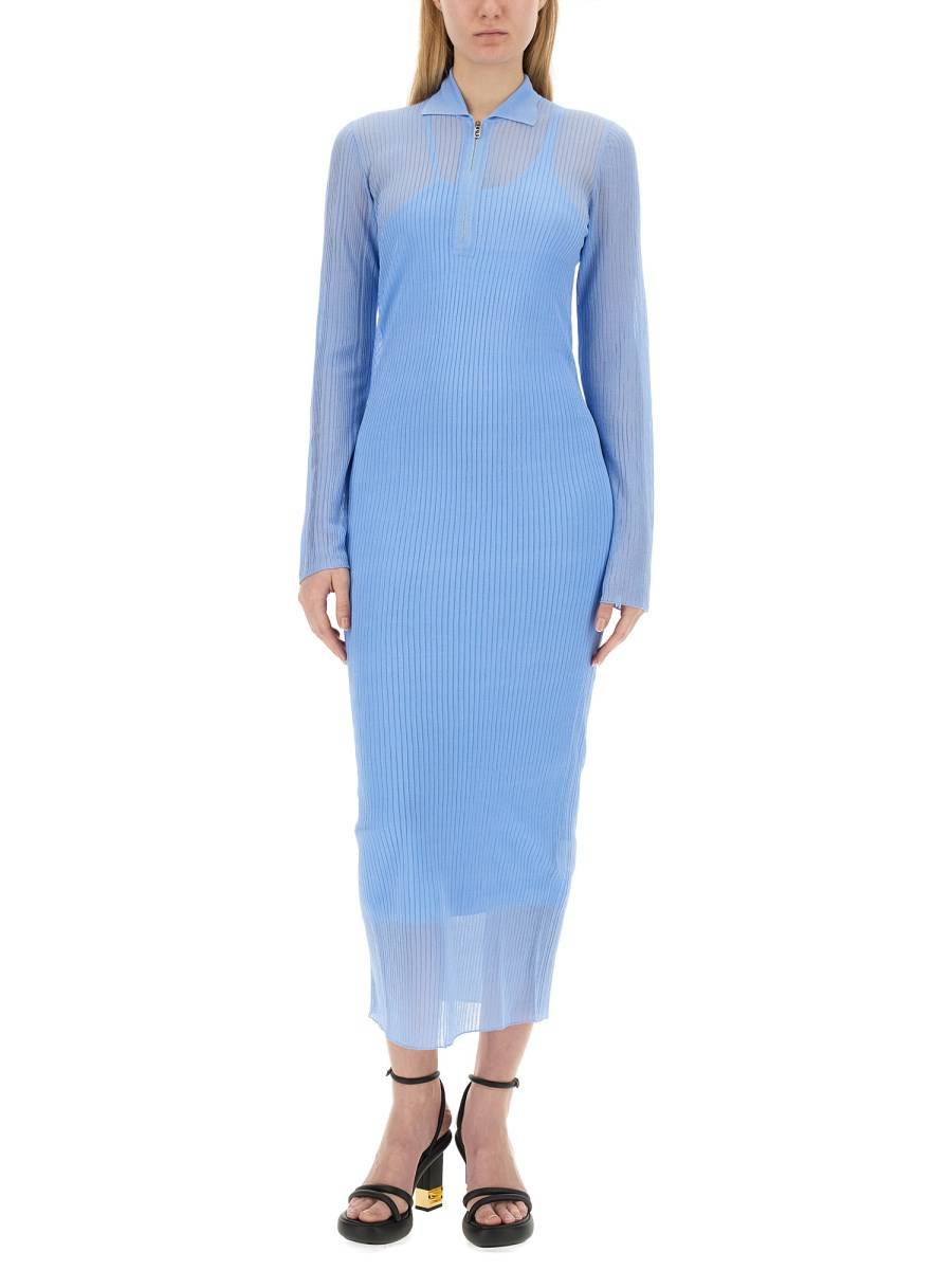 FENDI ABITO IN MAGLIA DI SETA