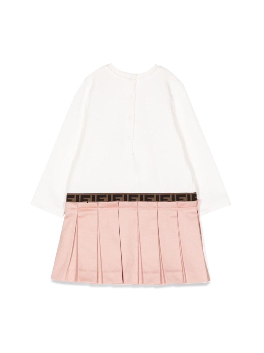 FENDI ABITO M/L GONNA PIEGHE