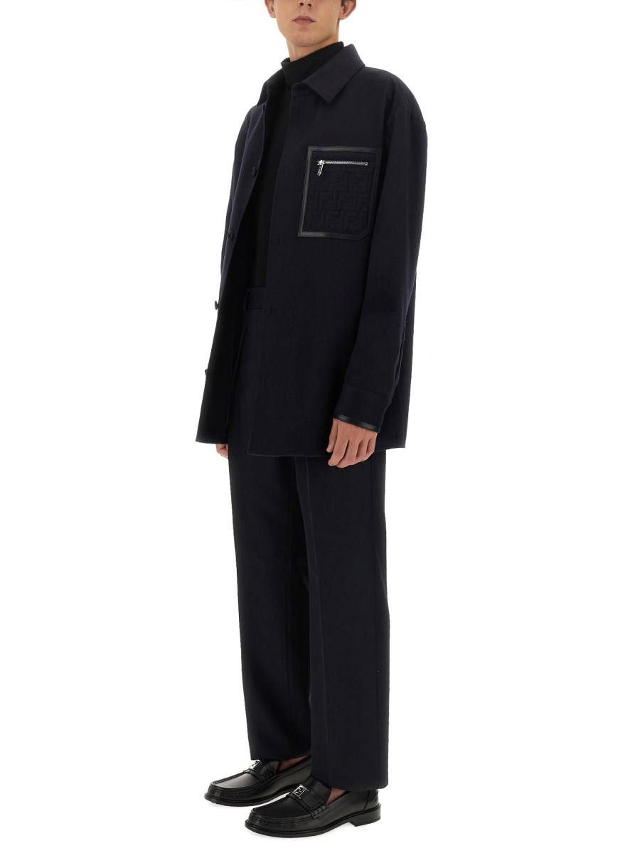 FENDI BLOUSON GO TO JACKET IN CASHMERE