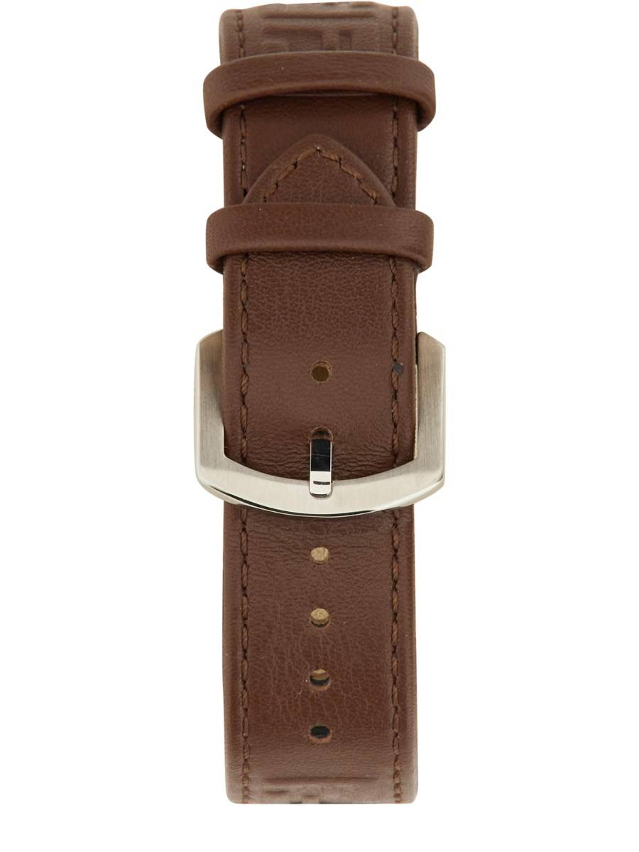 FENDI OROLOGIO ROTONDO CON LOGO "F IS FENDI"