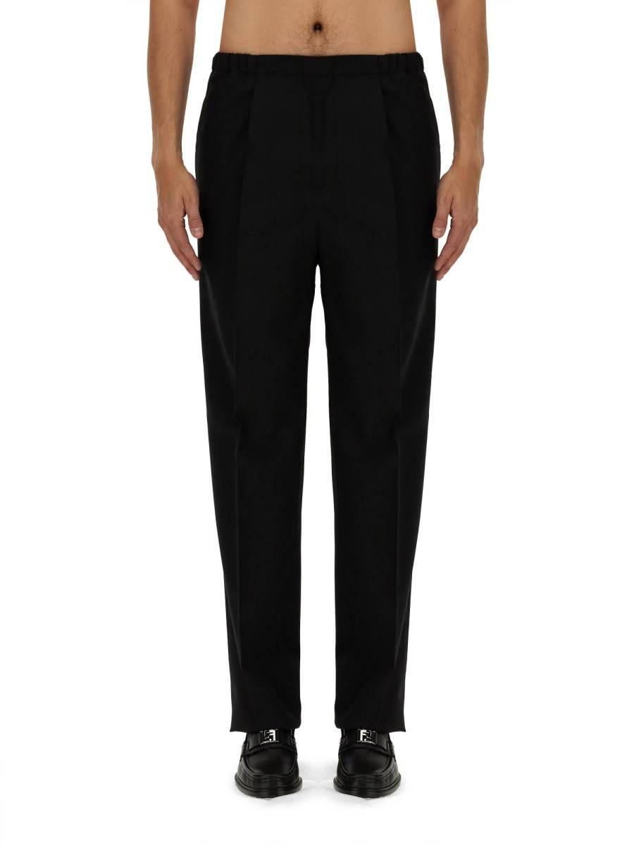 FENDI PANTALONE IN LANA