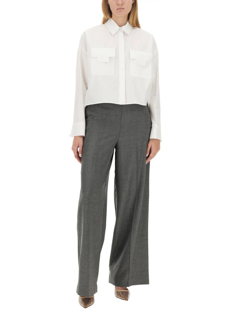FENDI PANTALONE SARTORIALE IN LANA