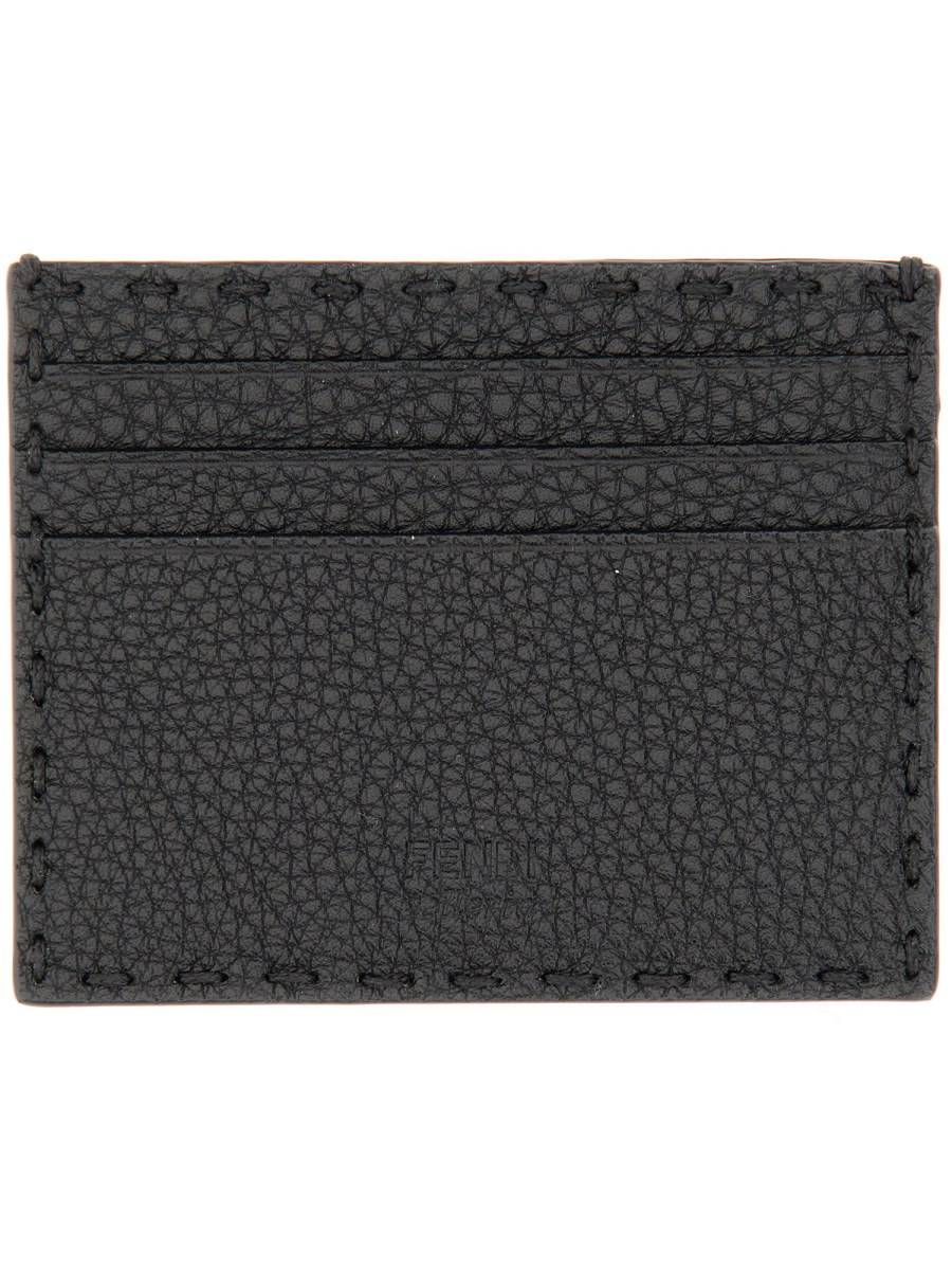 FENDI PORTACARTE SELLERIA IN PELLE