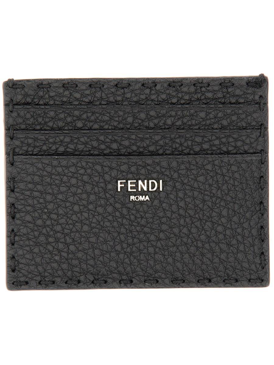 FENDI PORTACARTE SELLERIA IN PELLE