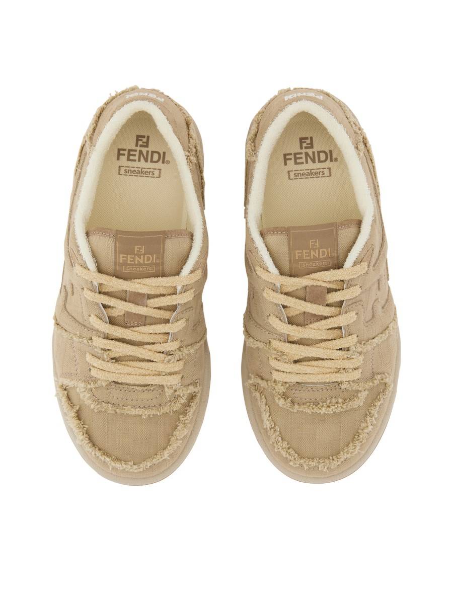 FENDI SNEAKER FENDI MATCH LOW TOP IN CANVAS